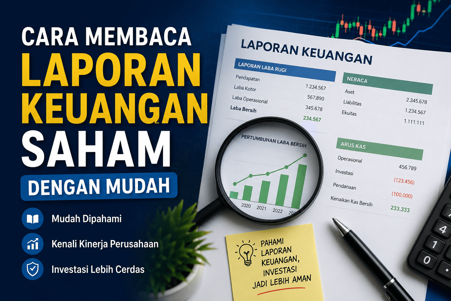 Cara Membaca Laporan Keuangan Saham Dengan Mudah untuk Pemula